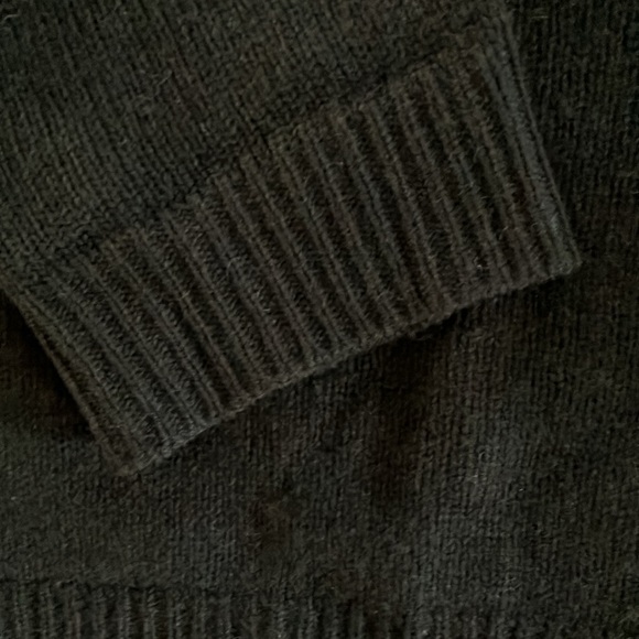 J Crew wool pullover sweater crew neck green tan lightweight grandpa Y2K XL - Picture 6 of 6